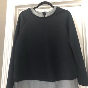 Navy and denim sweater. Excellent used condition